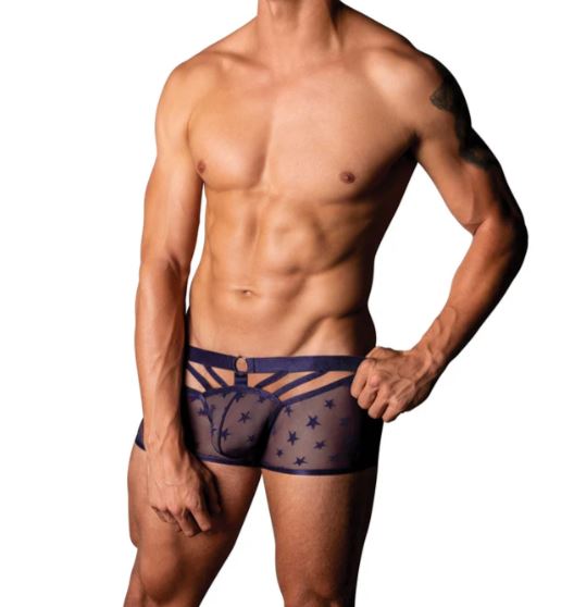 LOVE STAR SHORT W/ RING PURPLE MEDIUM