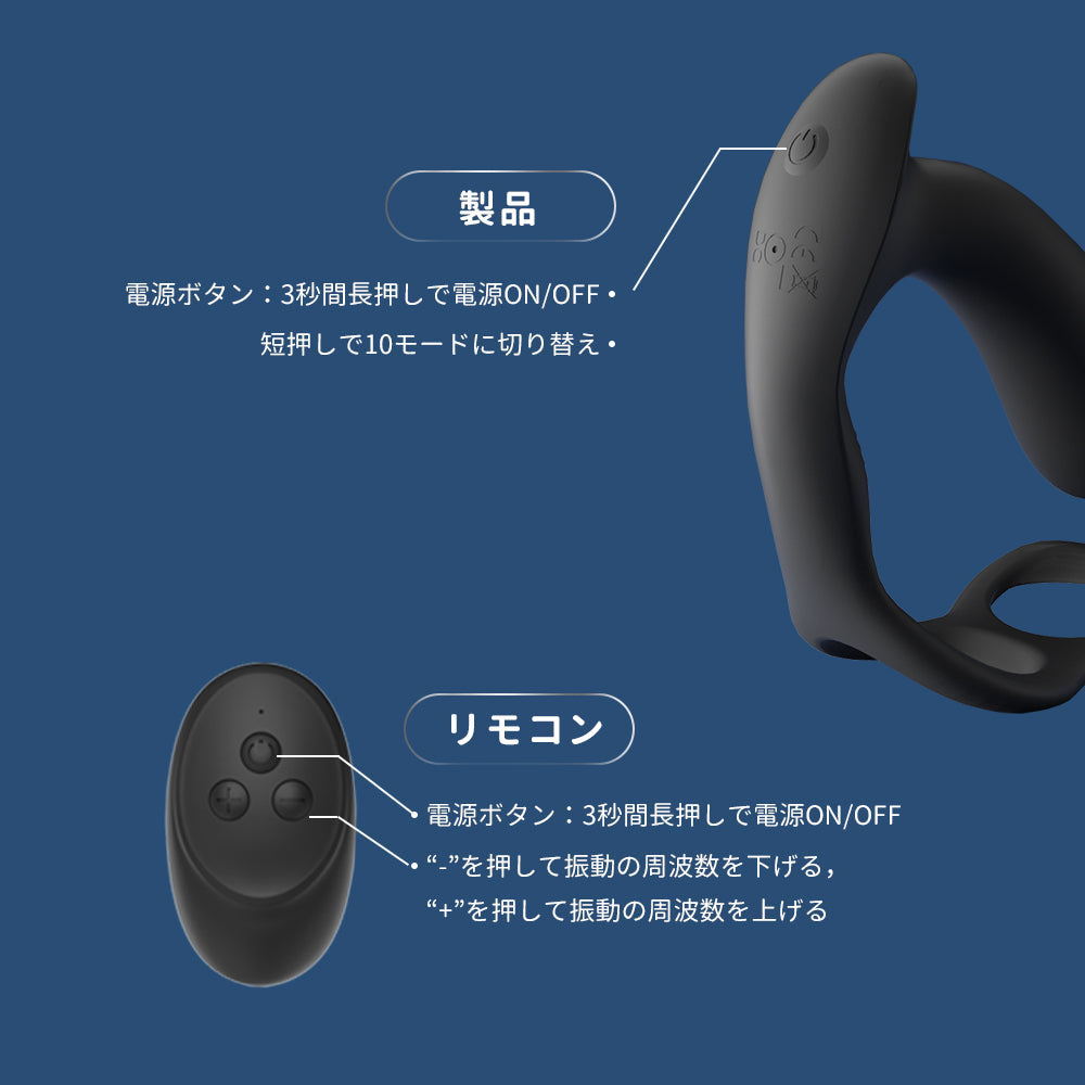 多重振動マッサージ 3つのモーター振動,3点同時刺激