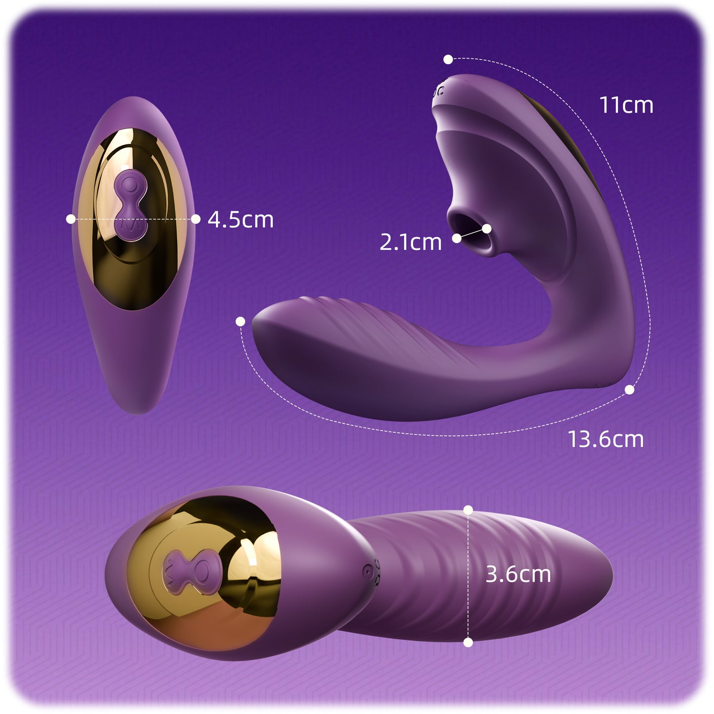 装着型吸振密かな吸引とダブル振動が織りなす、抗えないときめきを呼び覚まします。