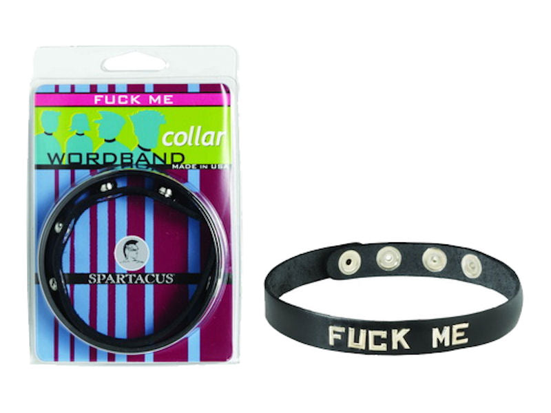 SM COLLAR- FUCK ME