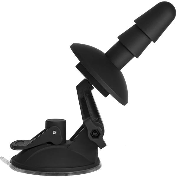 VAC U LOCK DELUXE SUCTION CUP PLUG BLACK