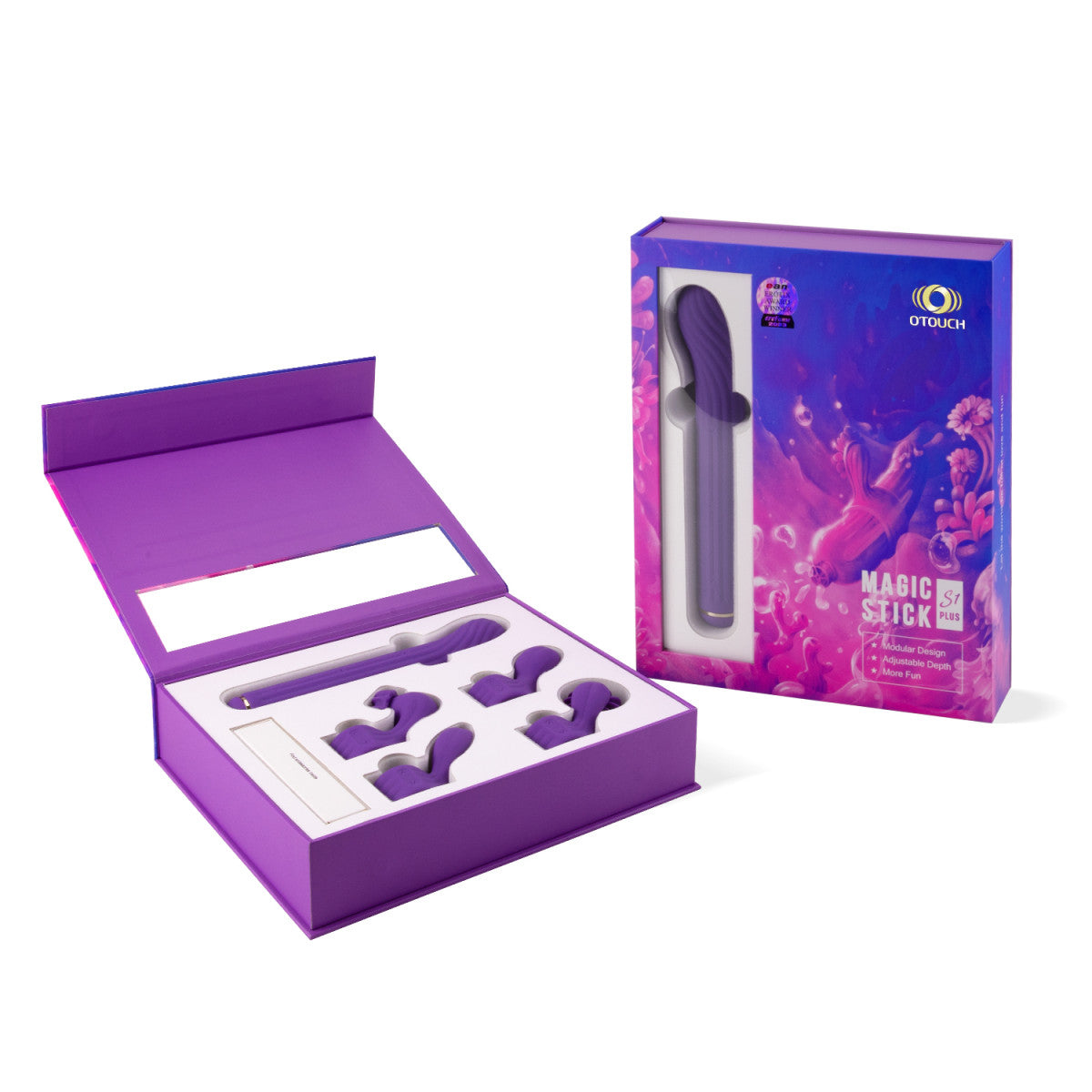 MAGIC STICK S1 PLUS MULTI FUNCTIONING VIBE PURPLE (NET)