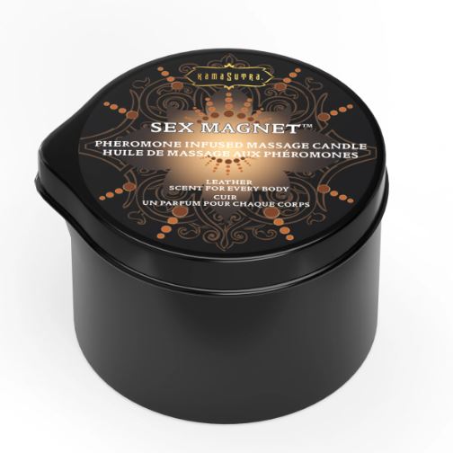 SEX MAGNET LEATH CANDLE 2OZ