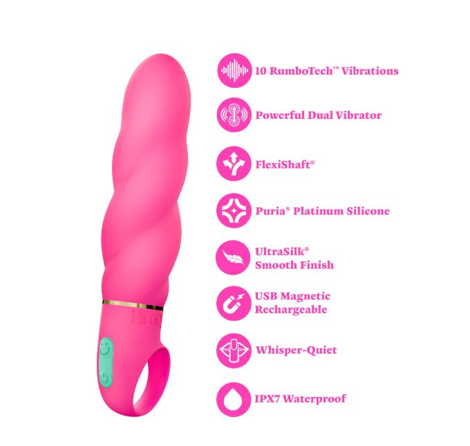 ARIA AMAZING AF 2.0 VIBE FUCHSIA RECHARGEABLE
