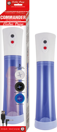 COMMANDER ELECTRIC PUMP BLUE