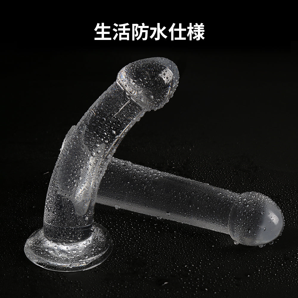透明アナルプラグ人体に優しいデザインをしています