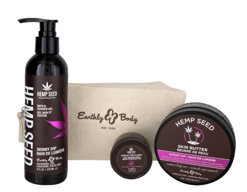 HEMP SEED HOLIDAY BAG SKINNY 3-IN-1 CANDLE