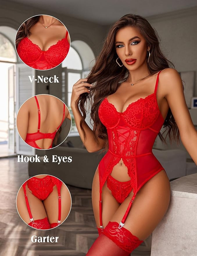 Sexy lingerie sets Amazon cross-border fashion new lace sexy lingerie set