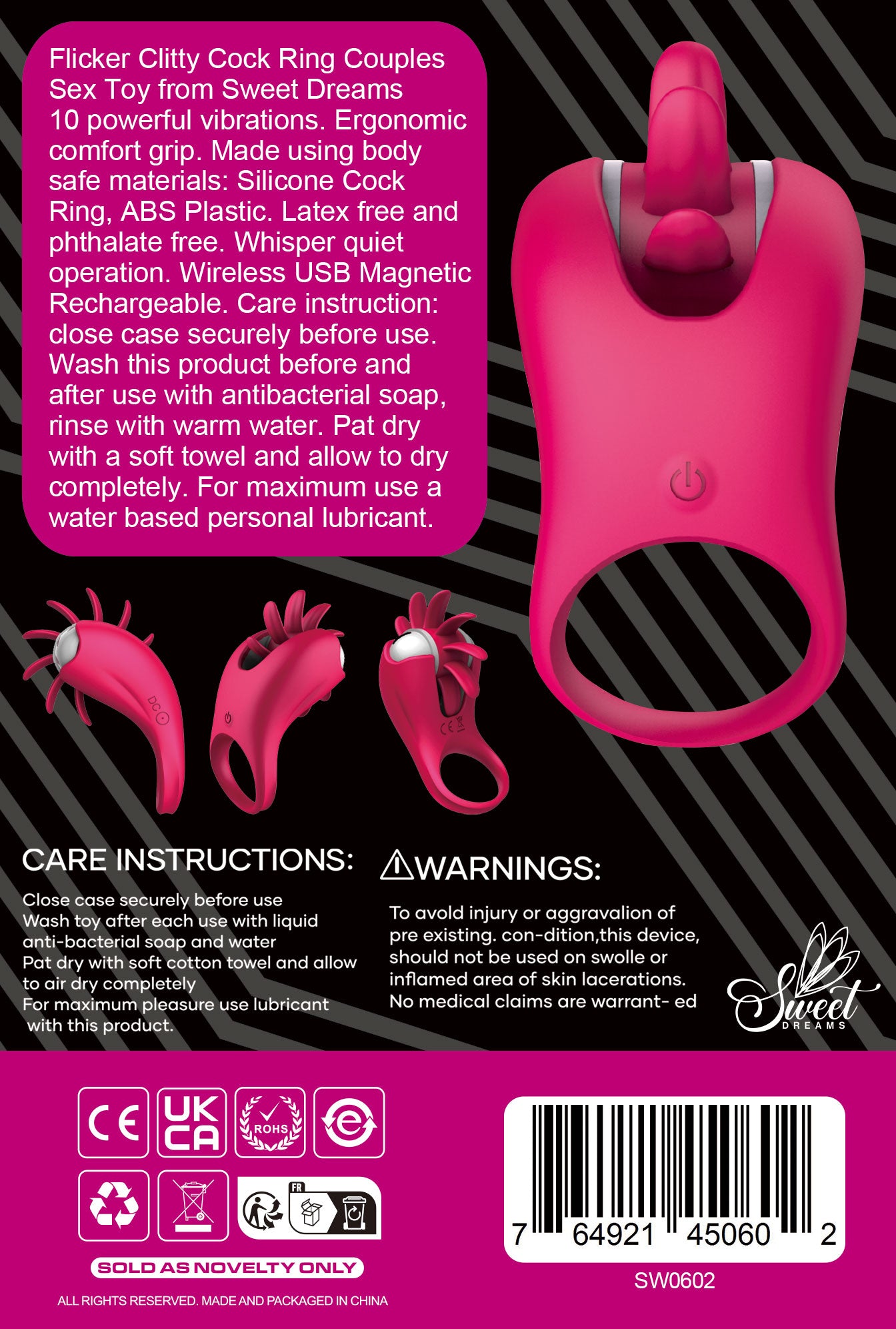 FLICKER CLITTY COCK RING
