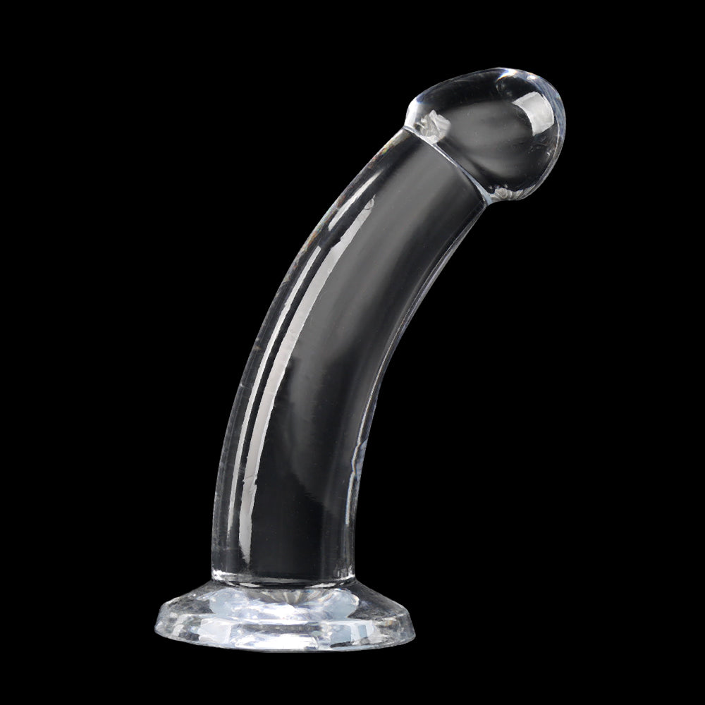 透明アナルプラグ人体に優しいデザインをしています