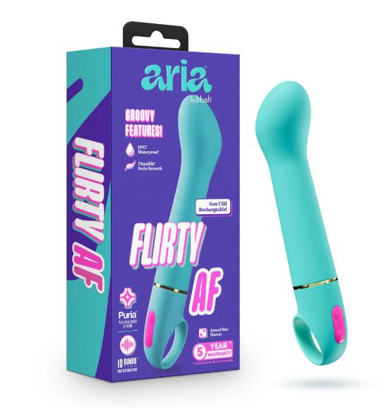 ARIA FLIRTY AF 2.0 VIBE TEAL RECHARGEABLE