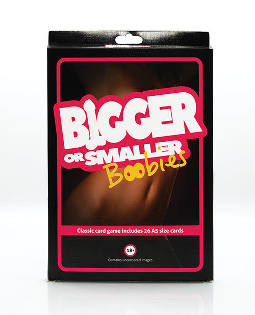 PLAY WIV ME BIGGER OR SMALLER BOOBS CARD GAME