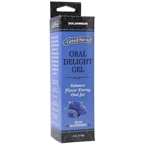 (D)GOODHEAD ORAL DELIGHT GEL 4 BLUE RASPBERRY