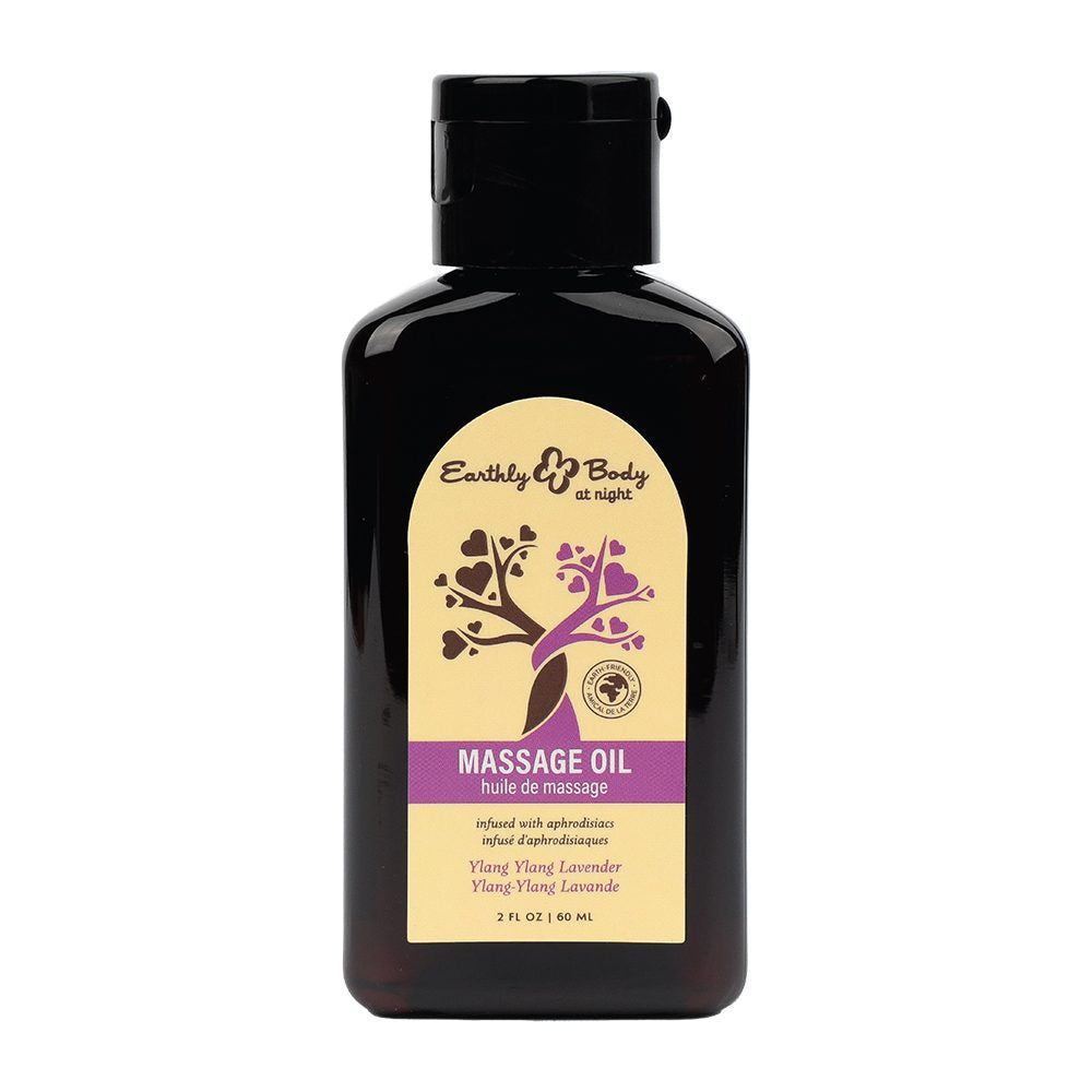 HEMP SEED BY NIGHT MASSAGE OIL APHRODISIAC COLLECTION YLANG YLANG LAVENDER 2OZ