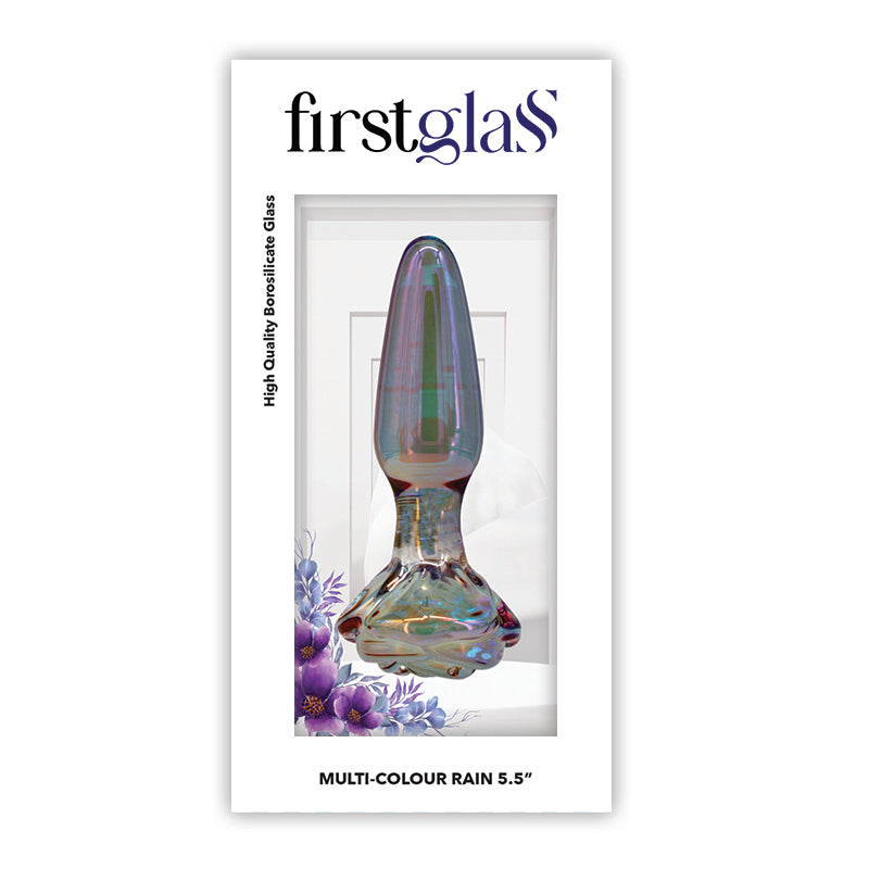 FIRST GLASS RAIN BUTT PLUG M