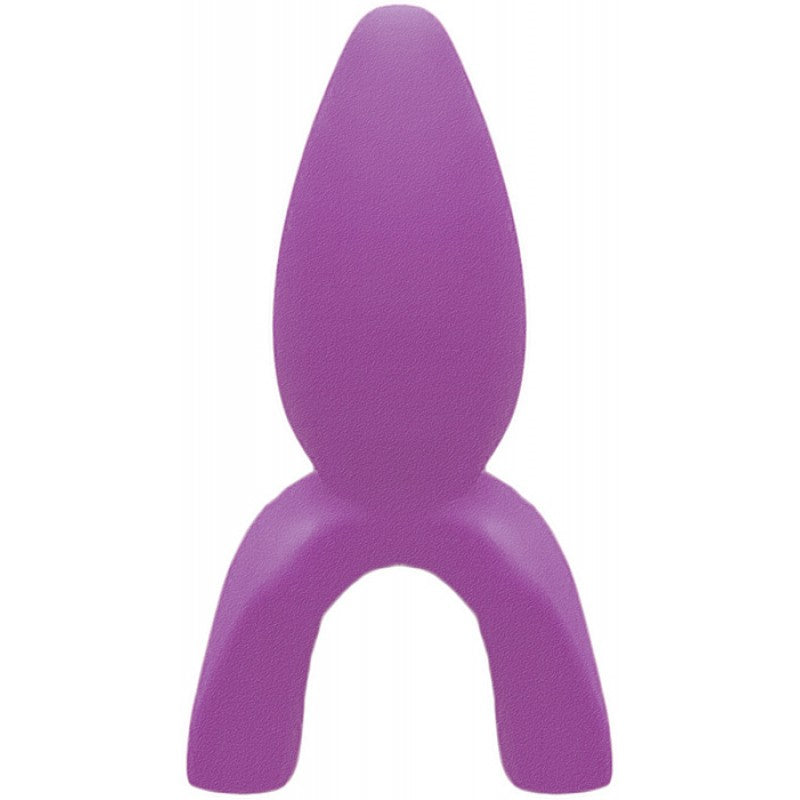 TONGUE STAR STEALTH RIDER TONGUE VIBE W/ CONTOURED PLEASURE TIP PURPLE
