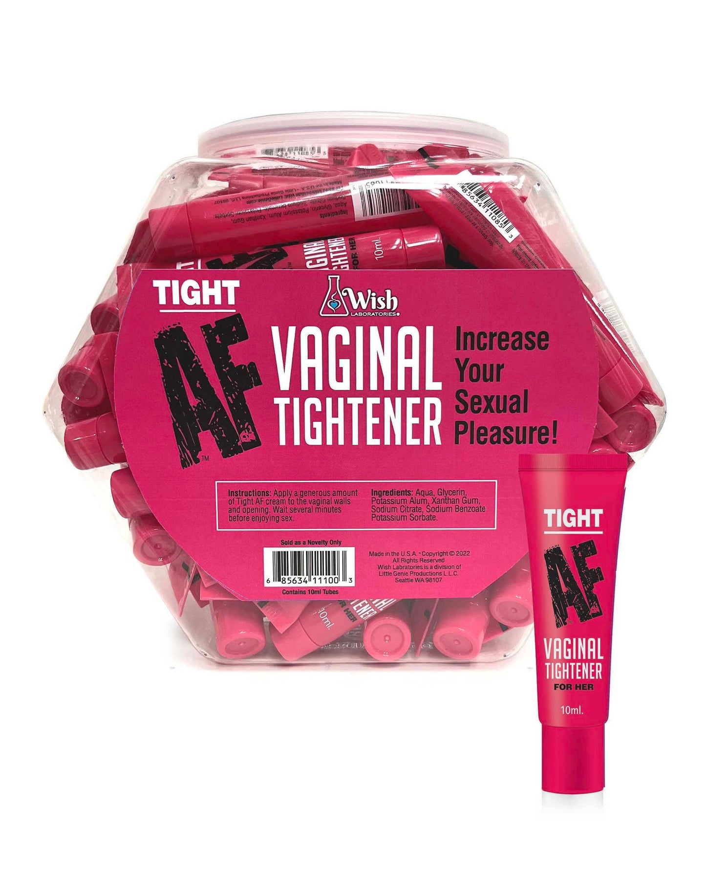 TIGHT AF FISHBOWL 65 PACK TIGHTENING CREAM 10ML
