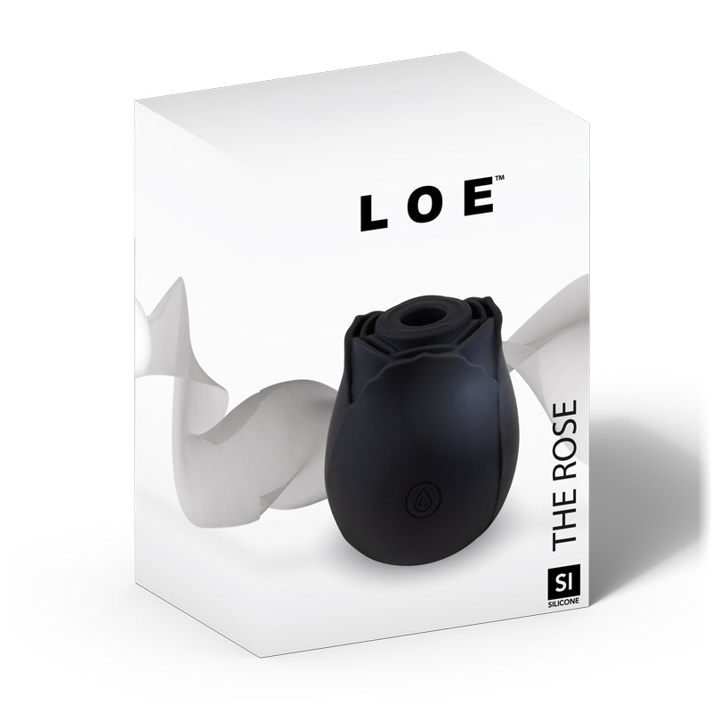 LOE THE ROSE PREMIUM SUCTION STIMULATOR BLACK