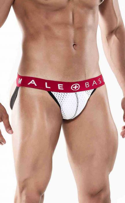 MB SPOT JOCKSTRAP WHITE LARGE