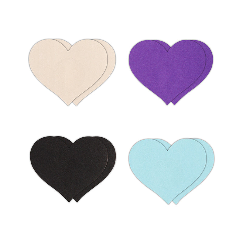 PRETTY PASTIES HEART I ASST. 4 PAIR
