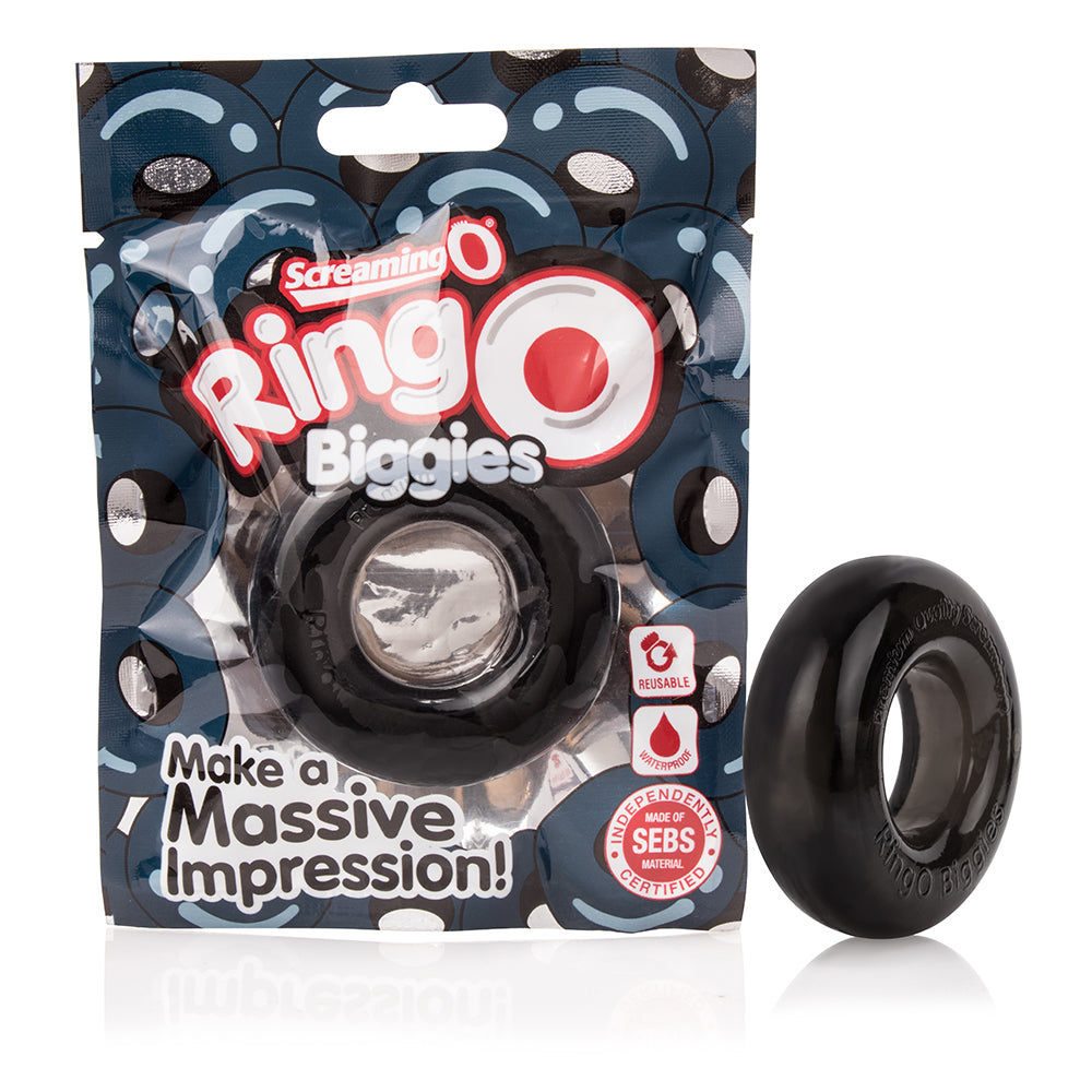 SCREAMING O RING O BIGGIES BLACK
