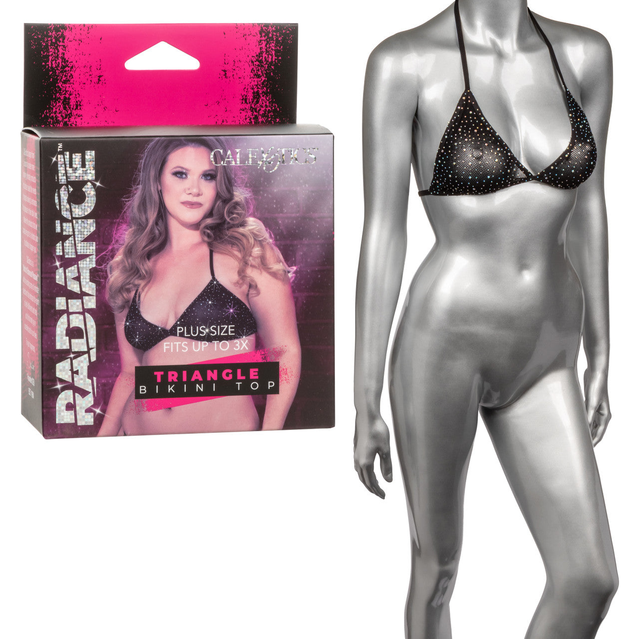 RADIANCE PLUS SIZE TRIANGLE BIKINI TOP