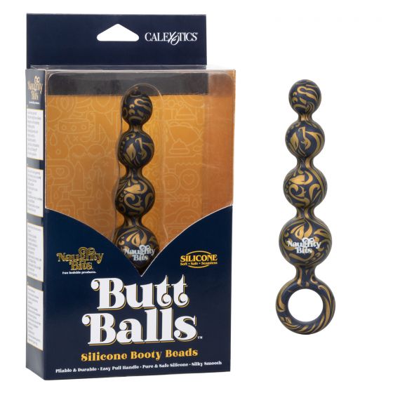 NAUGHTY BITS BUTT BALLS SILICONE BOOTY BEADS