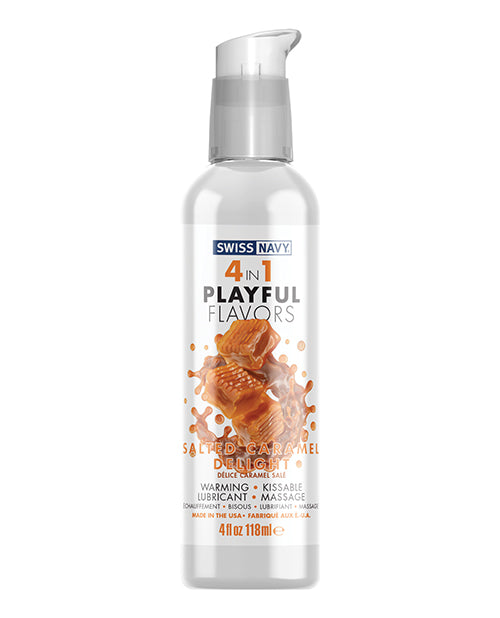 SWISS NAVY 4 IN 1 SALTED CARAMEL 4 OZ