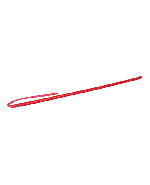 24 LEATHER WRAPPED CANE RED "
