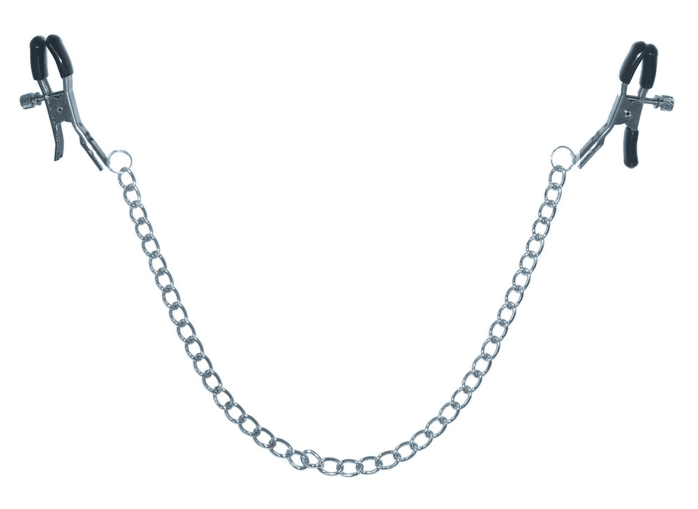 SEX & MISCHIEF CHAINED NIPPLE CLAMPS