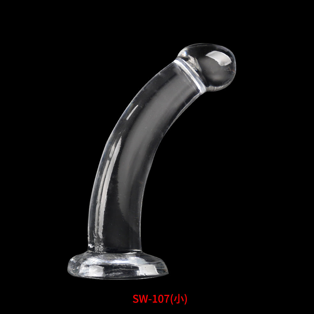 透明アナルプラグ人体に優しいデザインをしています