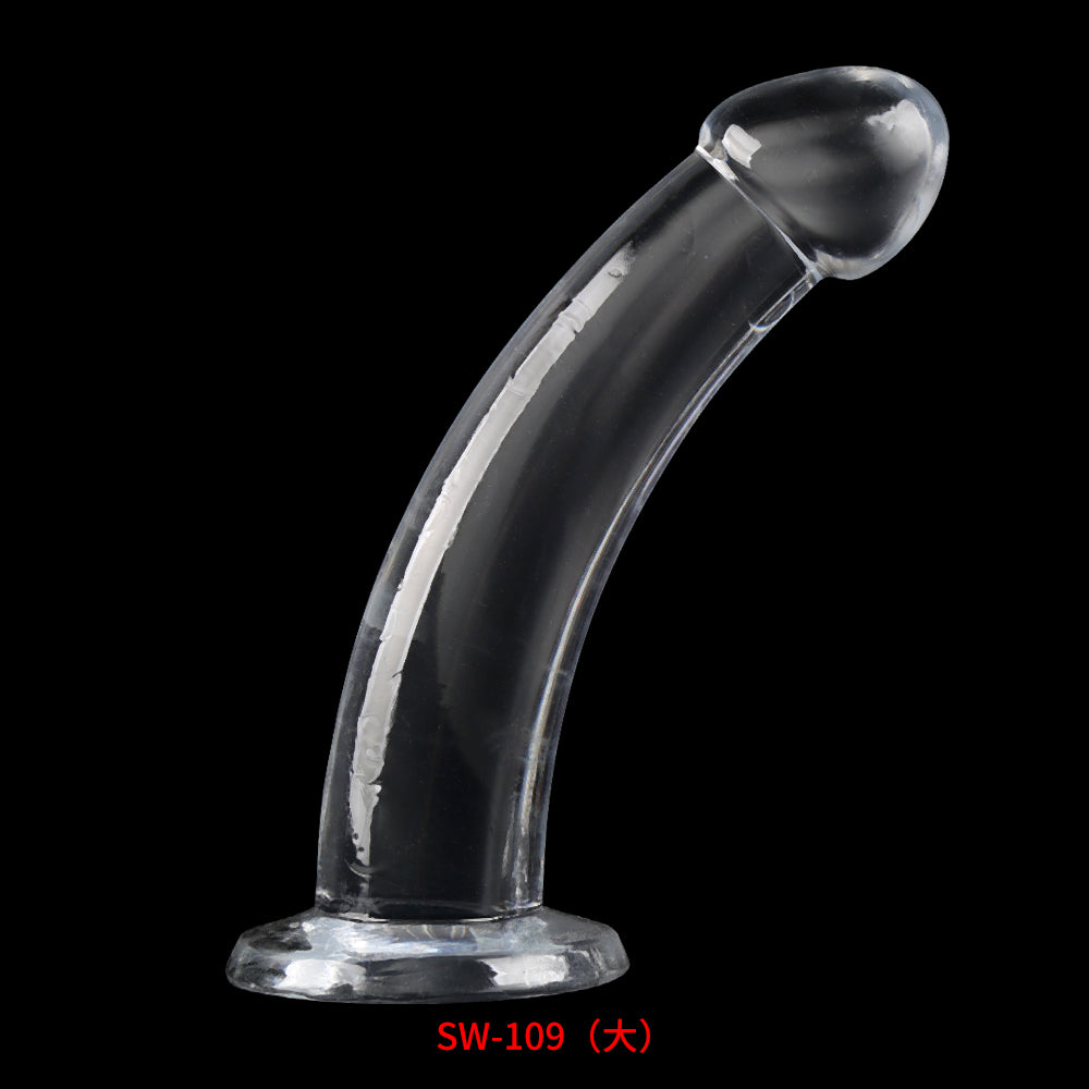 透明アナルプラグ人体に優しいデザインをしています