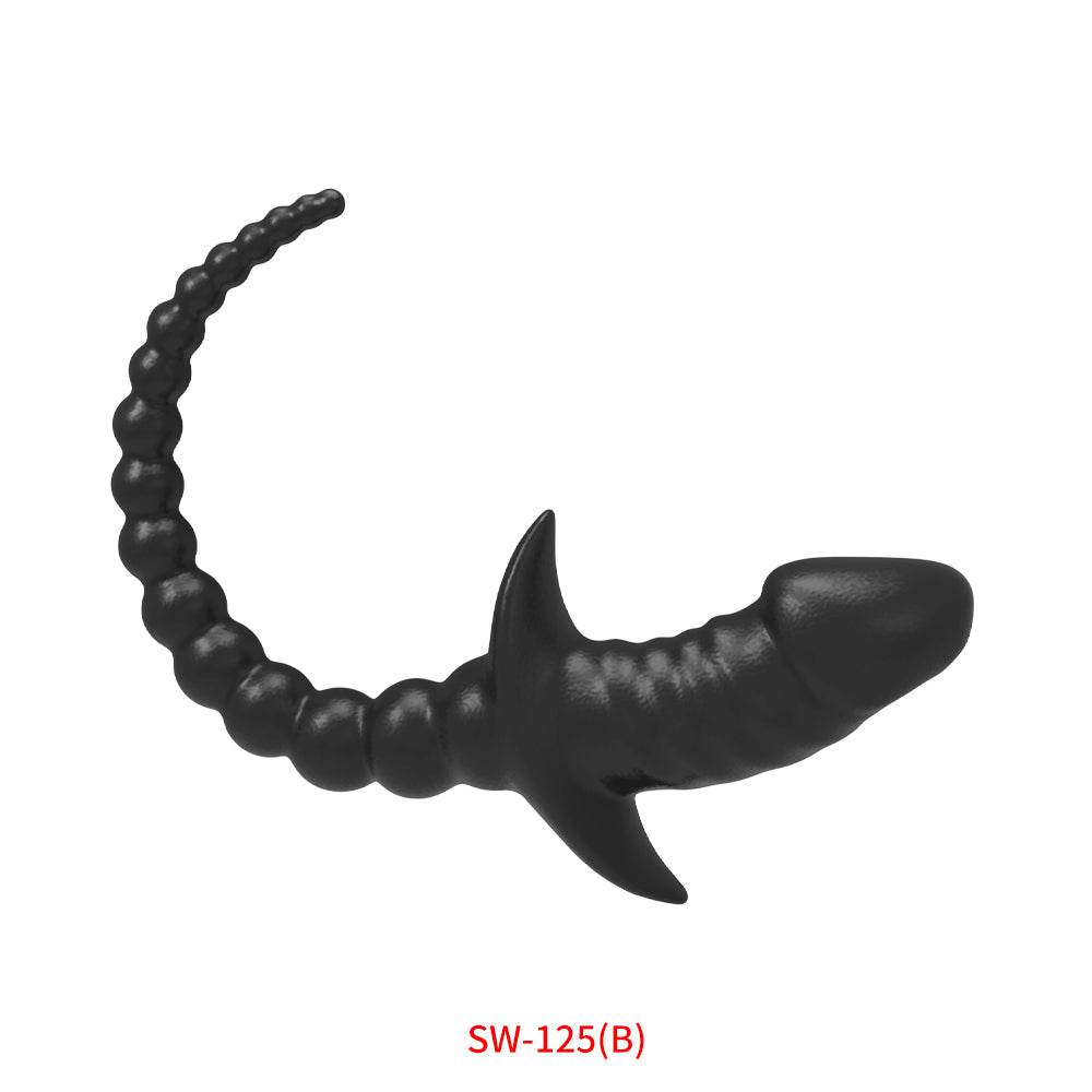 尻尾付アナルバイブリアルなペニス形状