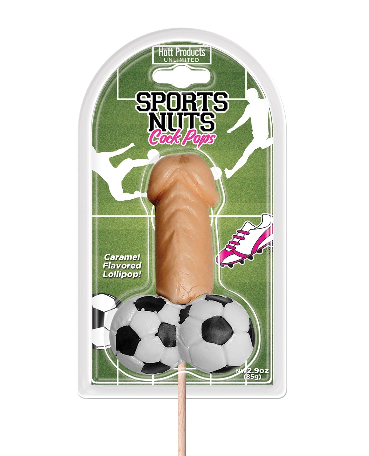 SPORTS NUTS COCK POPS SOCCER BALLS CARAMEL LOVERS
