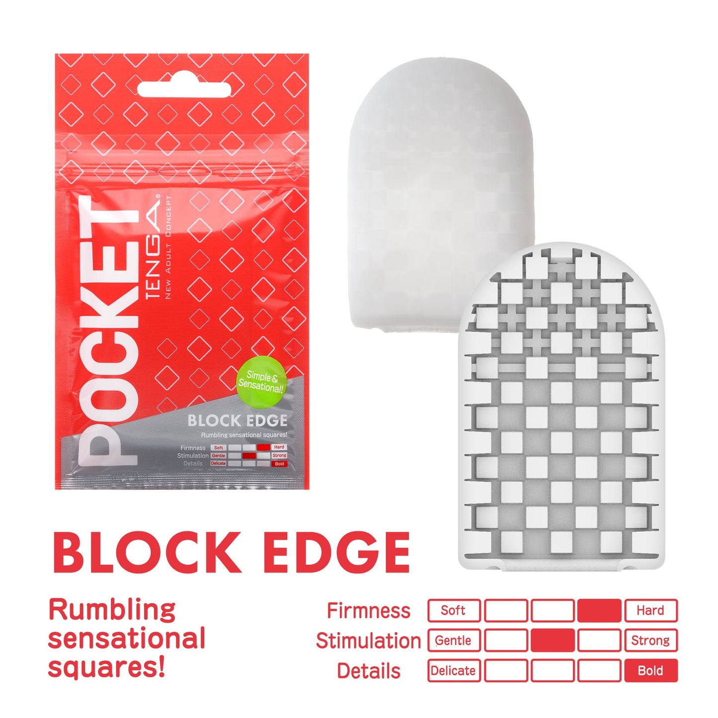 POCKET TENGA BLOCK EDGE (NET)