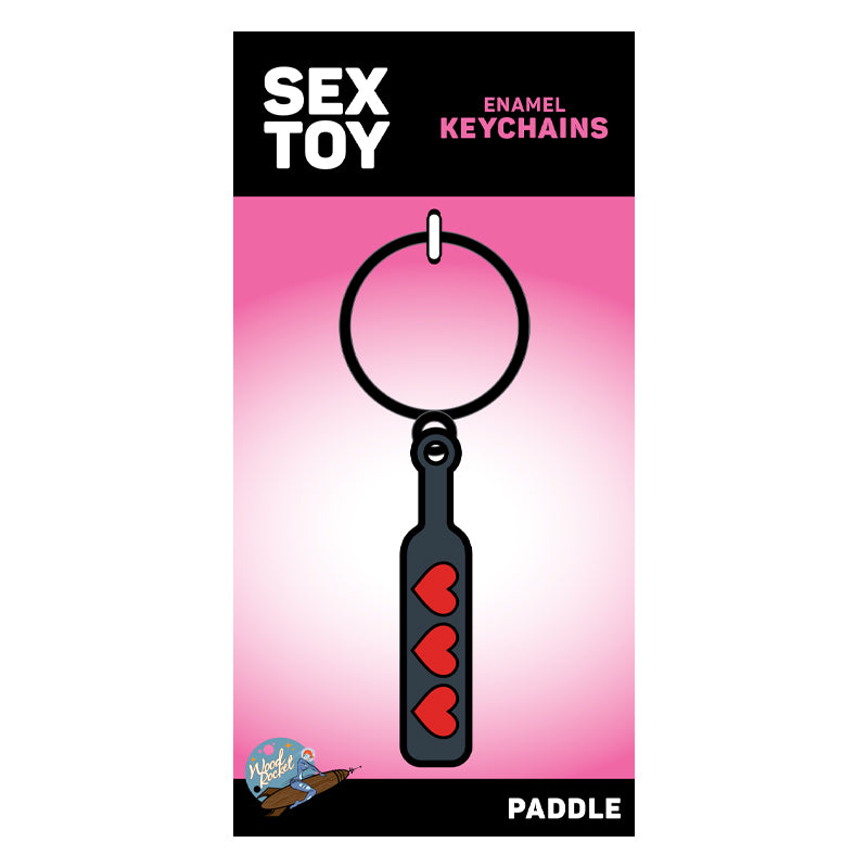 HEART PADDLE KEYCHAIN (NET)