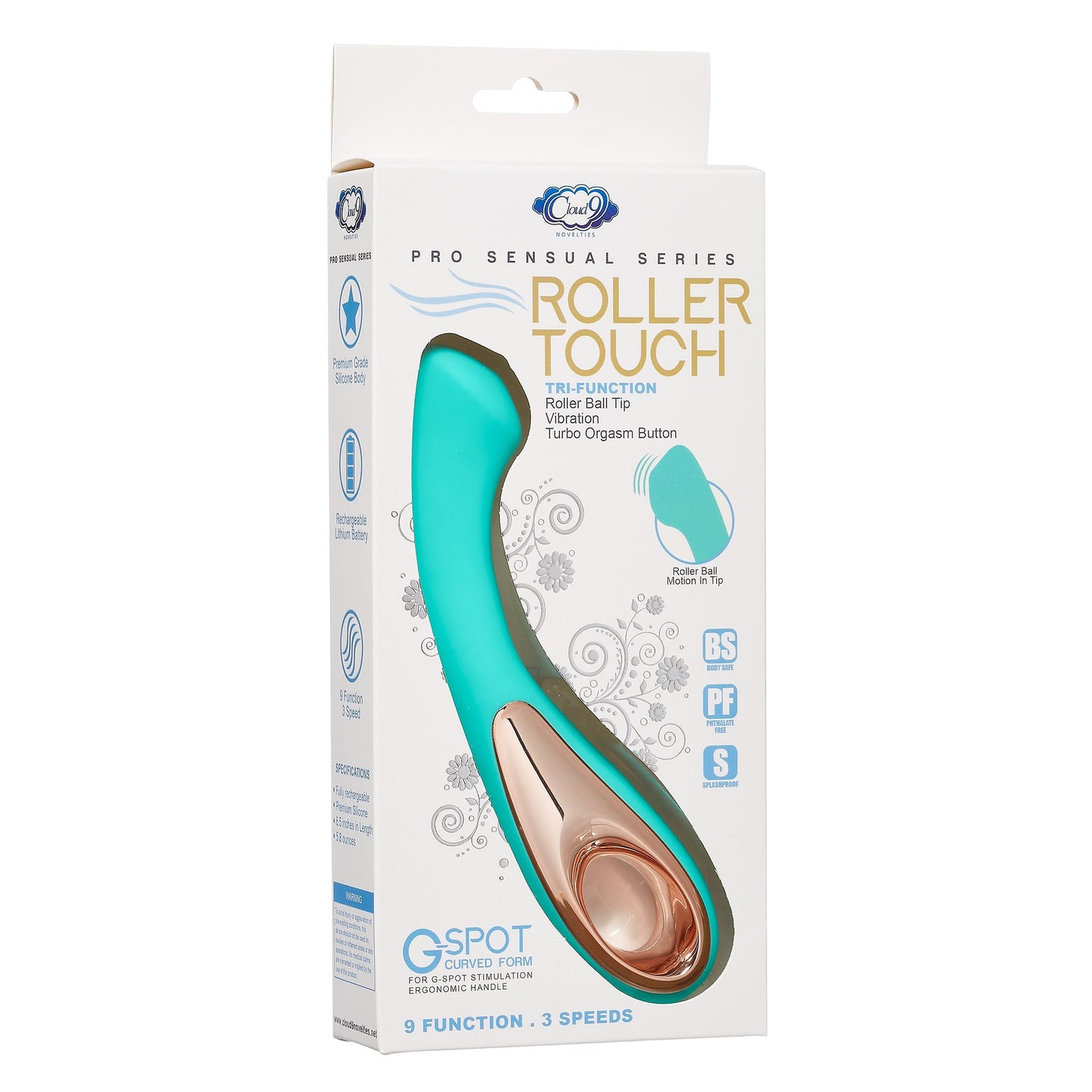 CLOUD 9 PRO SENSUAL ROLLER BALL G TURBO TEAL