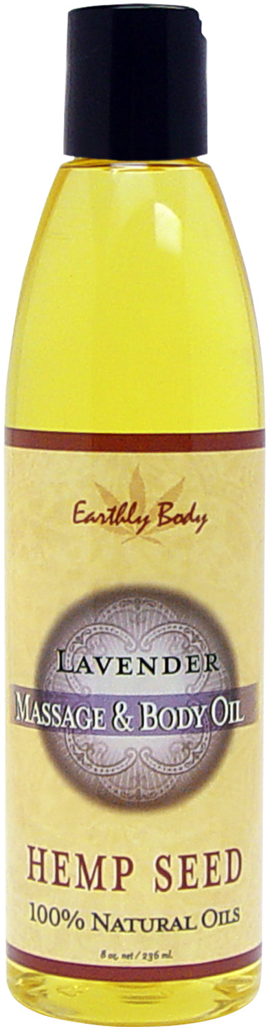 MASSAGE & BODY OIL LAVENDER 8 OZ