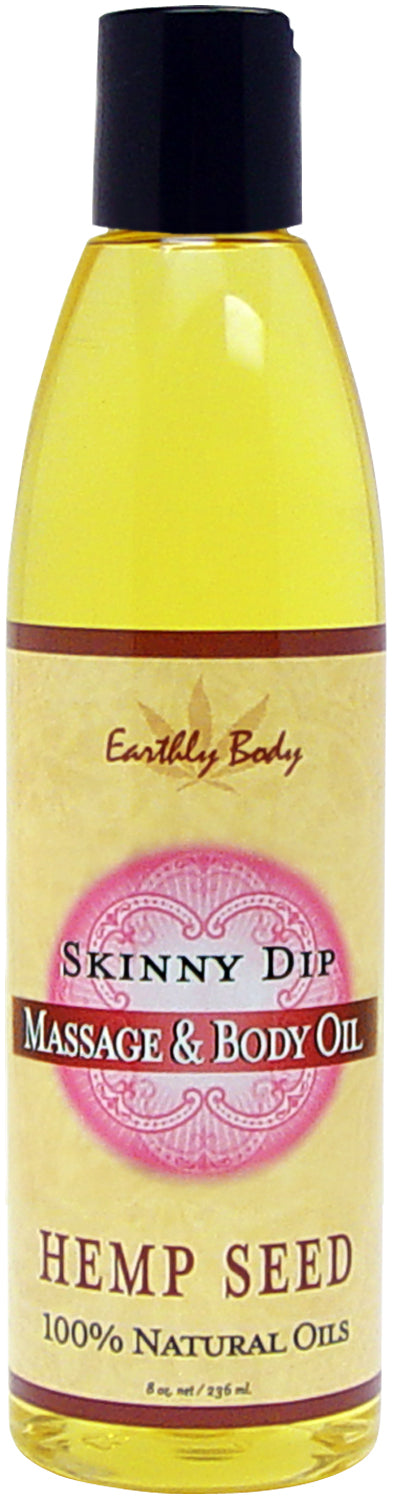 MASSAGE & BODY OIL SKINNY DIP 8 OZ