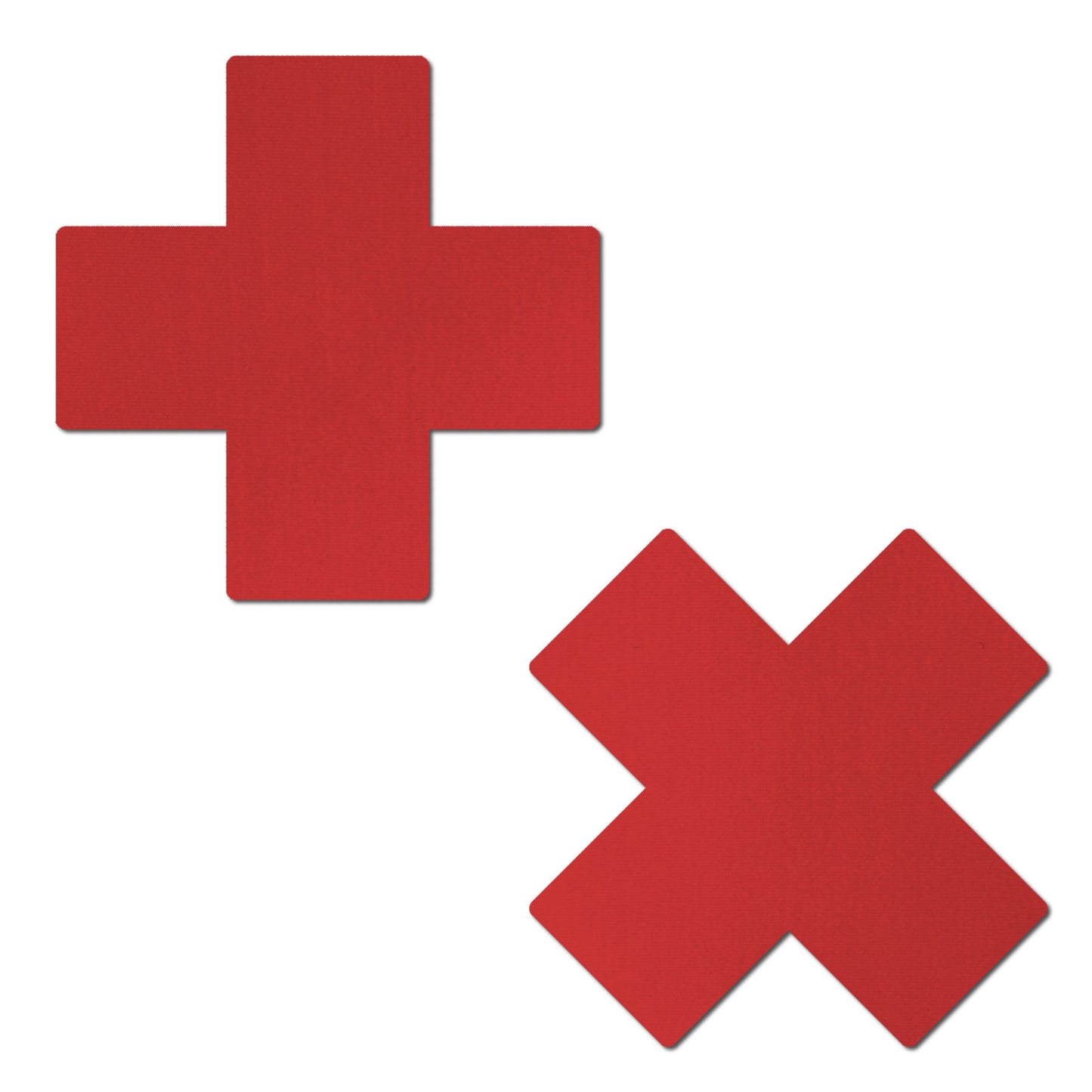 PASTEASE PLUS X FAUX LATEX RED CROSSES