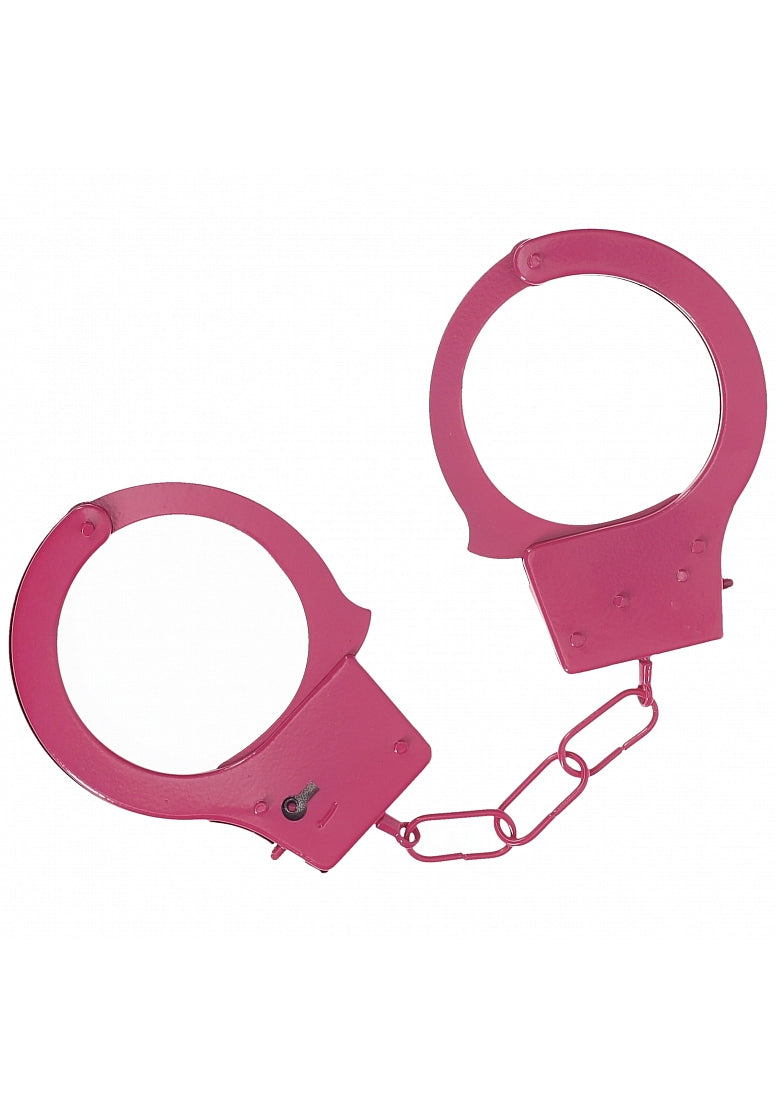 OUCH! CLASSIC METAL HANDCUFFS PINK