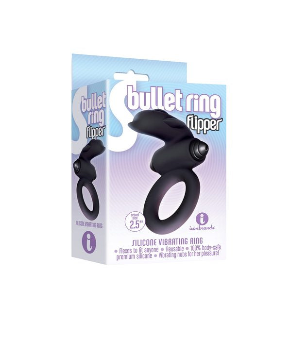 9'S S-BULLET RING FLIPPER SILICONE