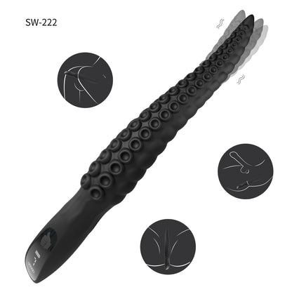 タコの足バイブレーター蠕動する吸盤刺激で、まるで触手に絡まれるような快感