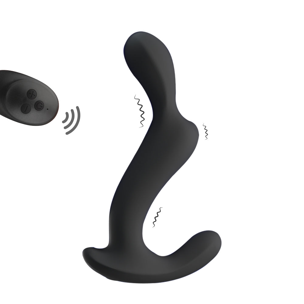 ロング三点振動マッサージャーPスポットを刺激する