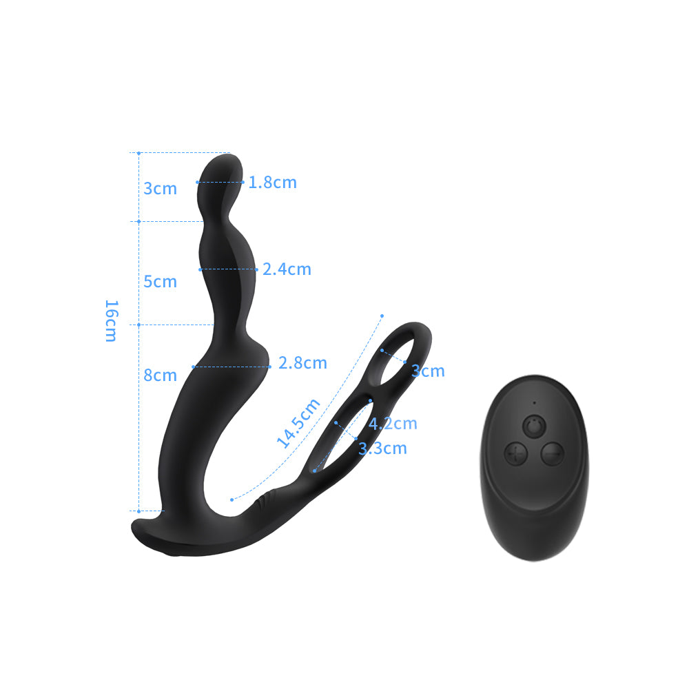 多重振動マッサージ 3つのモーター振動，3点同時刺激