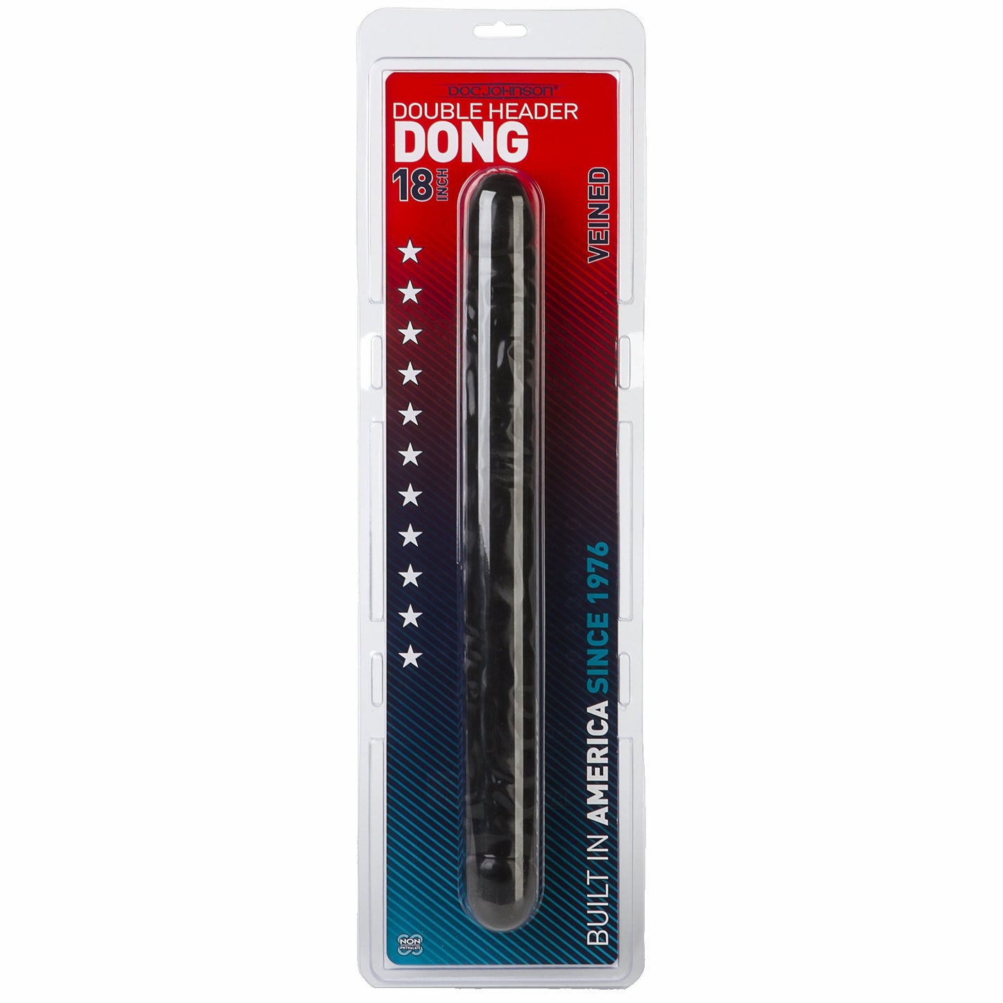 VEINED DBL HEADER-BLACK 18IN CD
