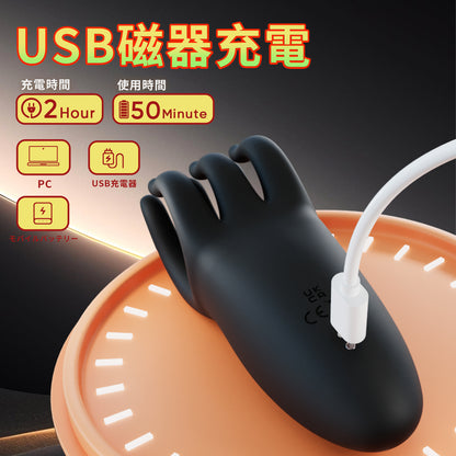 強力振動ペニスバイブ広いグリップエリア、曲線が手にフィットし、より快適な使用感