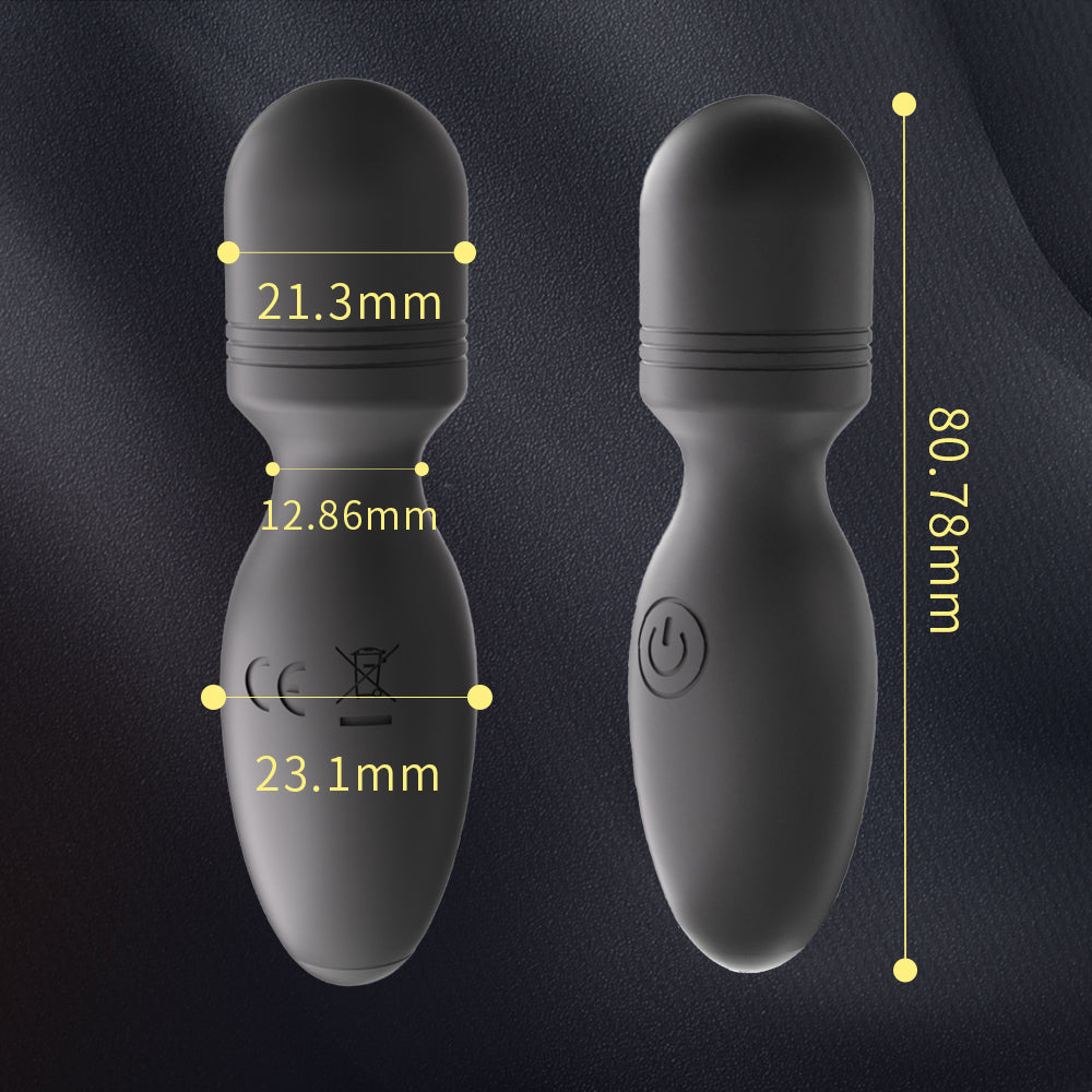 ヒョウタン形ミニ電マ前戯の愛撫
