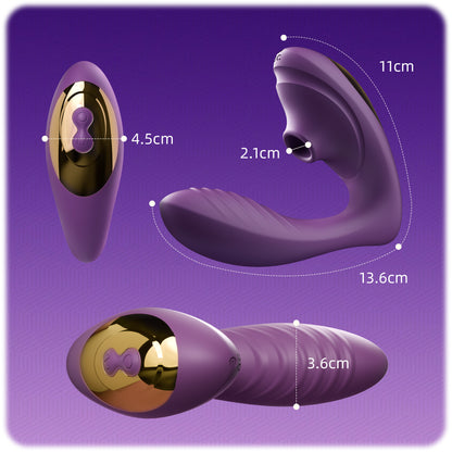装着型吸振密かな吸引とダブル振動が織りなす、抗えないときめきを呼び覚まします。