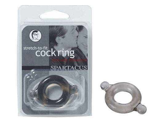 ELASTOMER COCK RING BLACK